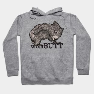 Wombutt Funny Wombat Hoodie